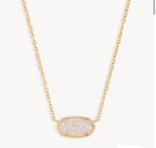 Load image into Gallery viewer, Elisa Gold Extended Length Pendant Necklace in Iridescent Drusy
Bestseller
4.6 star rating
9154 Revie