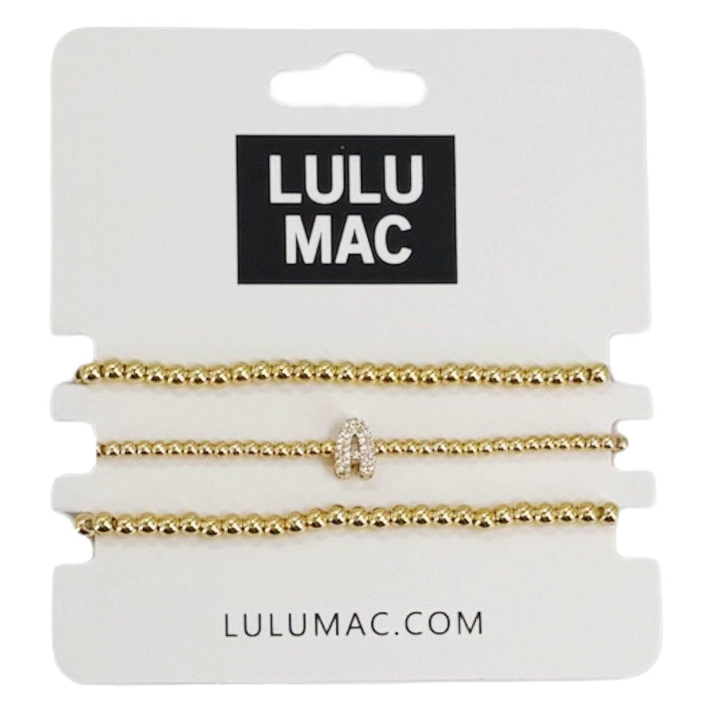 Lulu Mac INITIALS-GOLD BRACELET