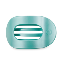 Load image into Gallery viewer, TELETIES - Round Flat Hair Clip | Large | Totally Turquoise