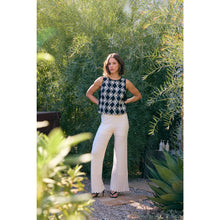 Load image into Gallery viewer, FLORAL APPLIQUE TOP WITH SIDE BOW TIE DETAIL