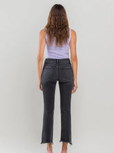 Load image into Gallery viewer, Vervet High Rise Raw Step Hem Crop Flare
Jeans