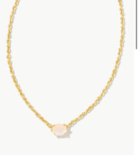 Load image into Gallery viewer, Cailin Gold Pendant Necklace in Champagne Opal Crystal