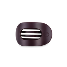 Load image into Gallery viewer, TELETIES - Round Flat Hair Clip | Small | Burgundy Bliss