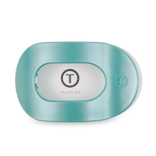Load image into Gallery viewer, TELETIES - Round Flat Hair Clip | Large | Totally Turquoise