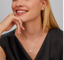 Load image into Gallery viewer, Elisa Gold Extended Length Pendant Necklace in Iridescent Drusy
Bestseller
4.6 star rating
9154 Revie