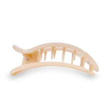 Load image into Gallery viewer, Almond Beige Large Flat Round Clip