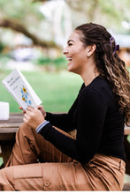 Load image into Gallery viewer, TELETIES - Open Hair Clip | Med. |  Burgundy Bliss