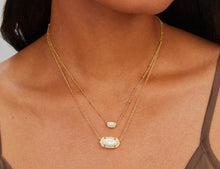 Load image into Gallery viewer, Elisa Gold Gift Set of 2 in Ivory Mother-of-Pearl