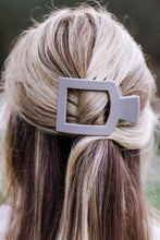 Load image into Gallery viewer, TELETIES - Square Flat Hair Clip | Med. | Silver Flames