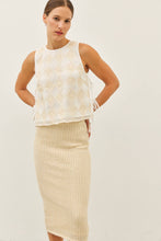 Load image into Gallery viewer, FLORAL APPLIQUE TOP WITH SIDE BOW TIE DETAIL