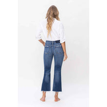 Load image into Gallery viewer, Lilly-HIGH RISE STEP HEM CROP FLARE JEANS