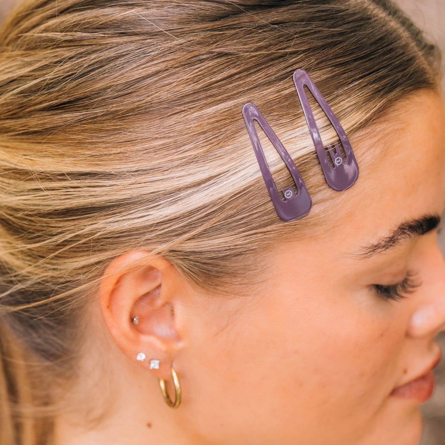 TELETIES - Purple Haze Snap Clips (6Ct)