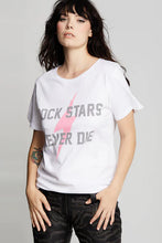 Load image into Gallery viewer, Rock Stars Never Die Boyfriend Tee