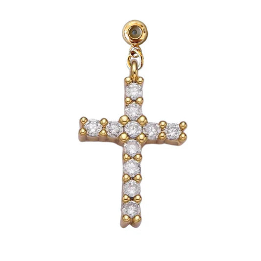Cross Drop Charm - Kinsey Charm Bar