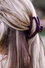 Load image into Gallery viewer, TELETIES - Open Hair Clip | Med. |  Burgundy Bliss
