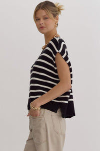 Cruella Stripe Top