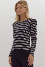 Load image into Gallery viewer, Thin Line Striped Top
