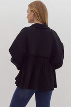 Load image into Gallery viewer, Ruffled Smocked Zip Up Jacket
