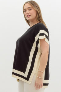 Curvy Boxy Knit Top