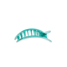Load image into Gallery viewer, TELETIES - Round Flat Hair Clip | Small | Totally Turquoise
