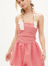Load image into Gallery viewer, Gingham Print Bubble Dress
