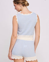 Load image into Gallery viewer, Sweater Scalloped Shorts
