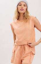 Load image into Gallery viewer, Cotton Terry Contrast Sweatshirt and Shorts
Set
