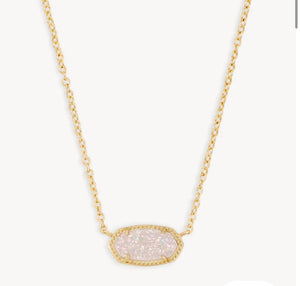 Elisa Gold Extended Length Pendant Necklace in Iridescent Drusy
Bestseller
4.6 star rating
9154 Revie
