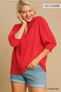 Curvy Easy Morning Top