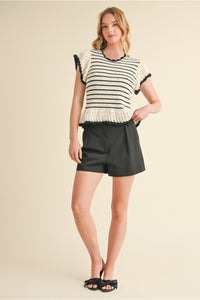 Midnight Buckle Bottom Short