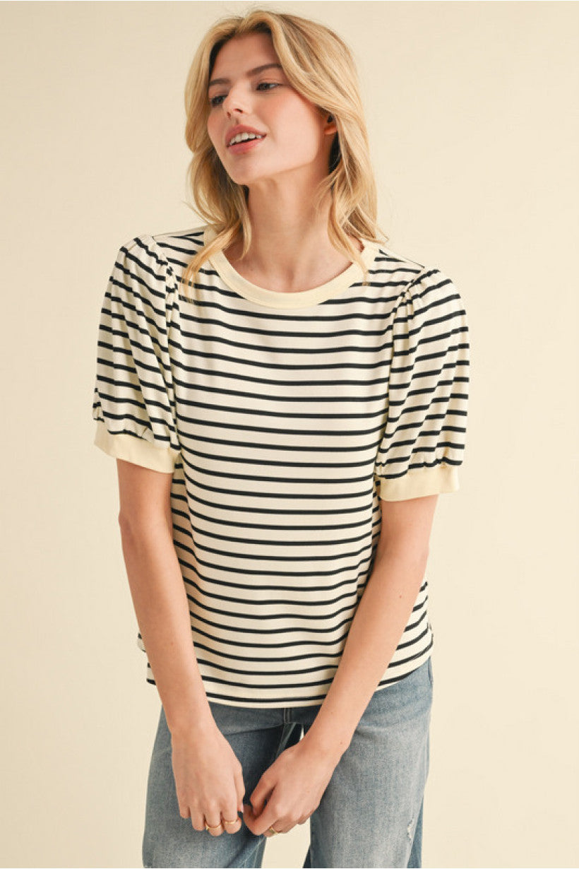 Never Go Wrong Striped Top