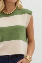 Load image into Gallery viewer, Sassy Muscle Striped Top
