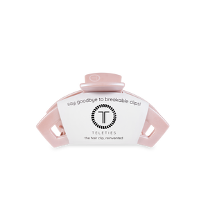 TELETIES - Open Hair Clip | Tiny | Pearly Pink