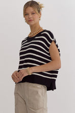 Load image into Gallery viewer, Cruella Stripe Top
