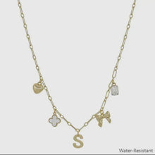 Load image into Gallery viewer, Initial Charm Necklace
