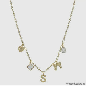 Initial Charm Necklace