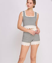 Load image into Gallery viewer, Sweater Scalloped Shorts
