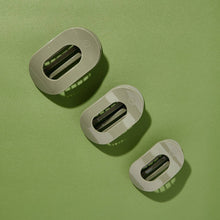 Load image into Gallery viewer, TELETIES - Flat Round Hair Clip | Medium | Sage It Ain&#39;t So
