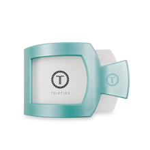 Load image into Gallery viewer, TELETIES - Square Flat Hair Clip | Large | Totally Turquoise

