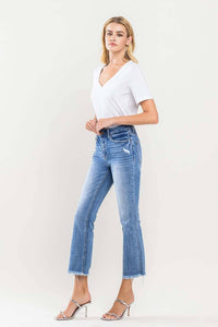 Amber High Rise Kick Flare