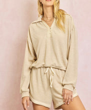 Load image into Gallery viewer, Waiting on You Waffle Long Sleeve Top
