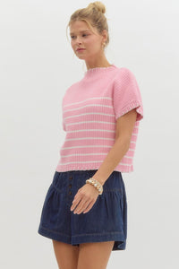 Soak it up Short Sleeve Sweater