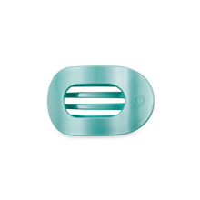 Load image into Gallery viewer, TELETIES - Round Flat Hair Clip | Small | Totally Turquoise
