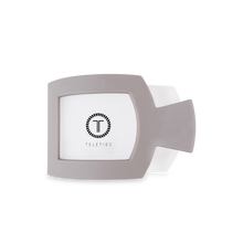 Load image into Gallery viewer, TELETIES - Square Flat Hair Clip | Med. | Silver Flames
