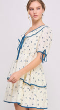 Load image into Gallery viewer, Bella Bow Printed Mini Dress
