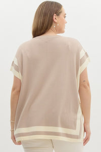 Curvy Boxy Knit Top