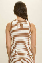 Load image into Gallery viewer, Blu Pepper - STRIPE ROUND NECK SLEEVELESS KNIT TANK TOP
