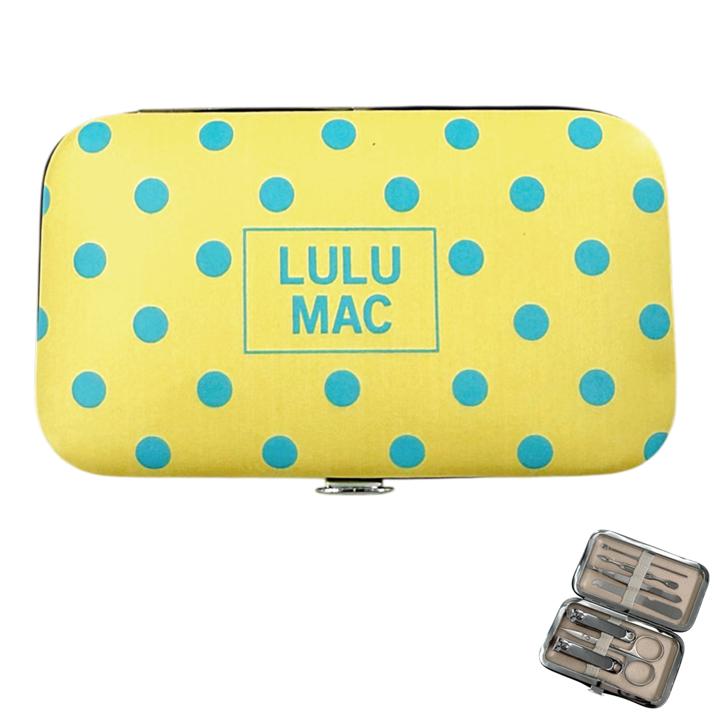 Lulu Mac Butter/Blue Dot Manicure Set