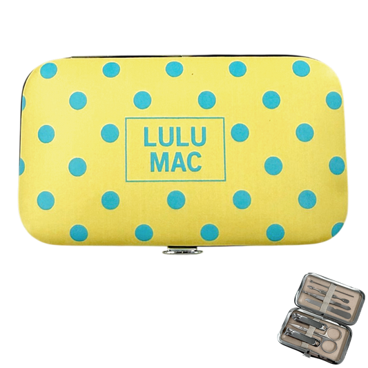 Lulu Mac Butter/Blue Dot Manicure Set