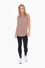 Load image into Gallery viewer, Notched Sleeveless Flowy Tank Top
